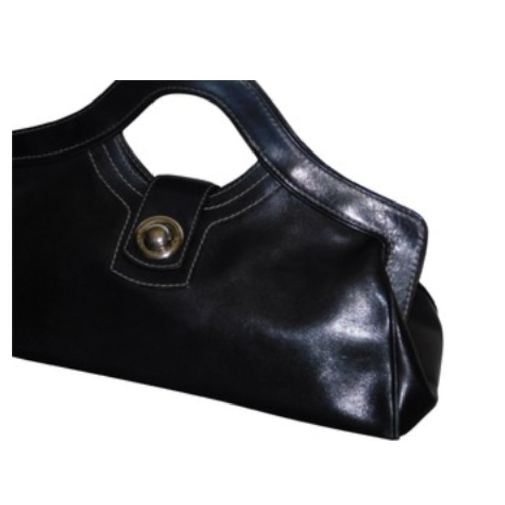 Marc Jacobs Vintage Black Leather Baguette